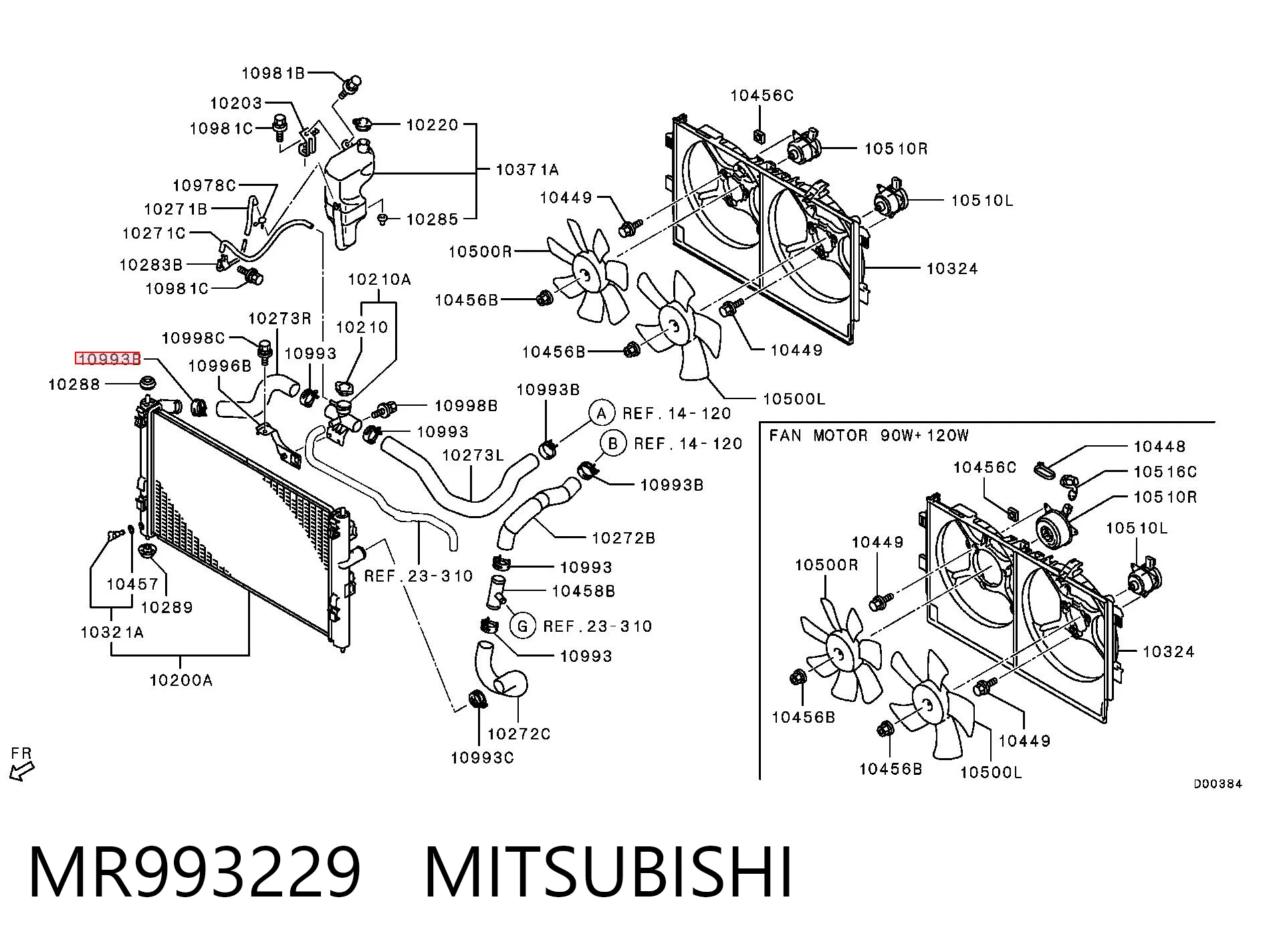 MR993229 Mitsubishi