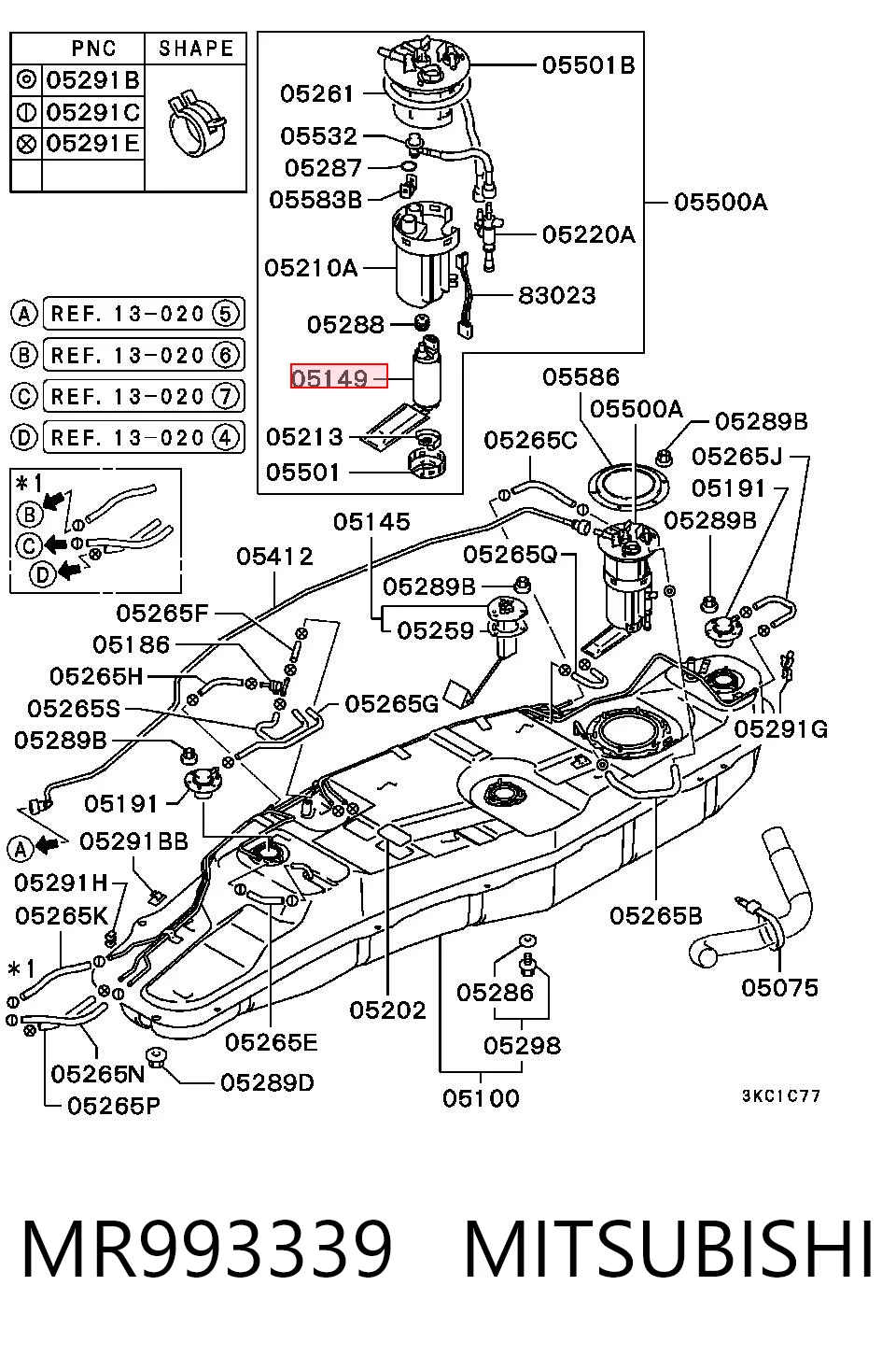 MR993339 Mitsubishi