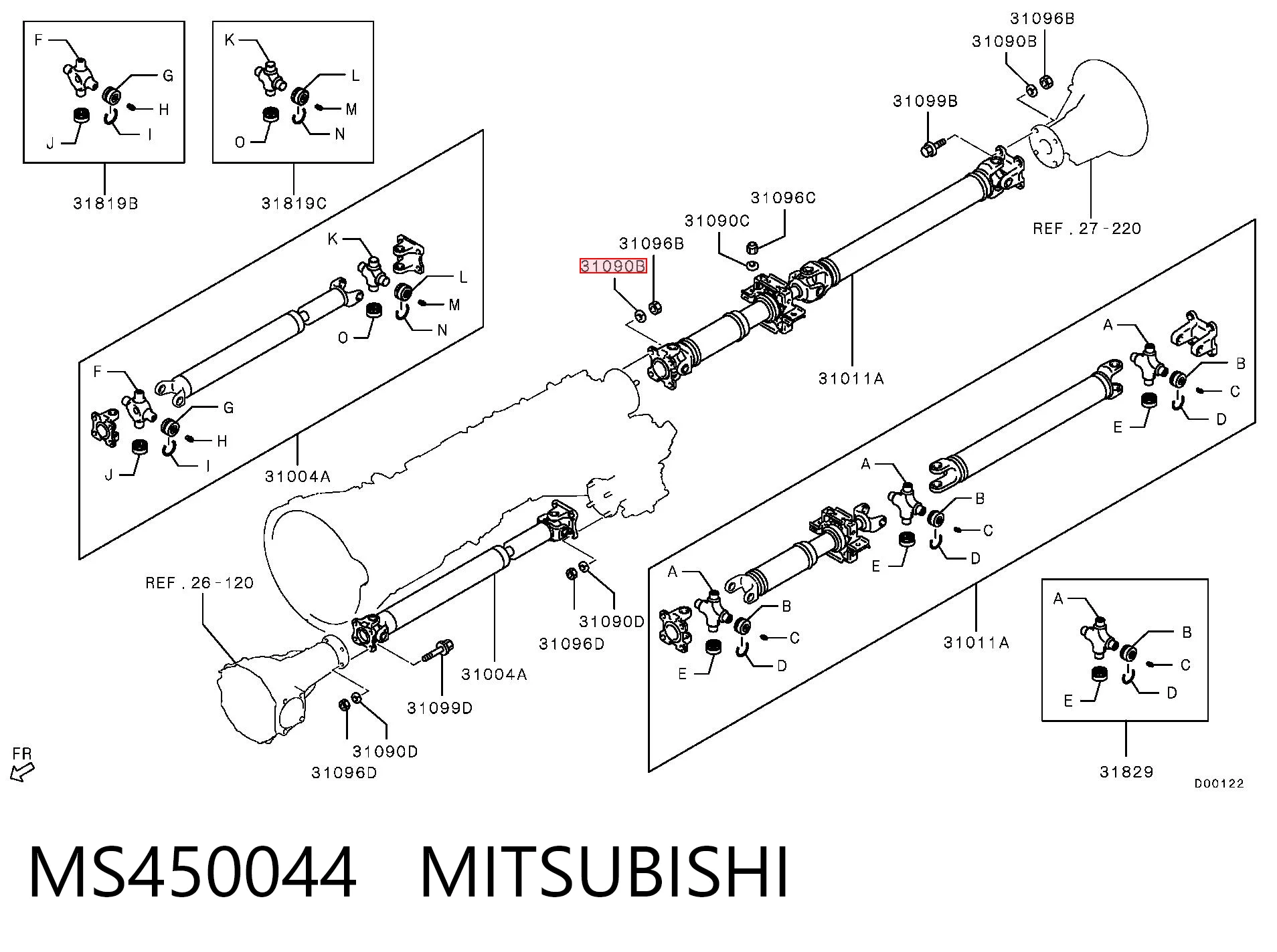 MS450044 Mitsubishi
