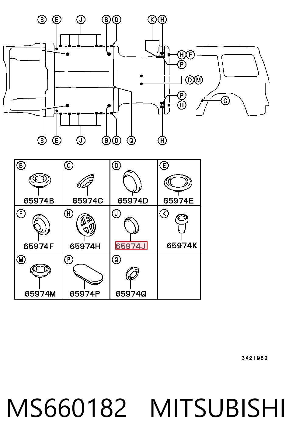 MS660182 Mitsubishi
