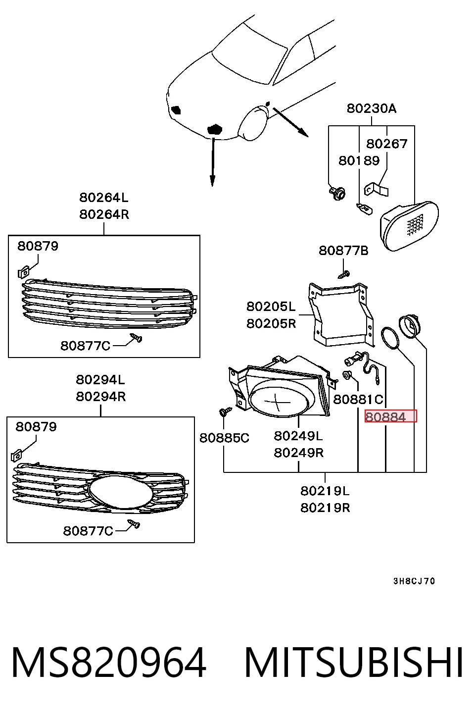 MS820964 Mitsubishi