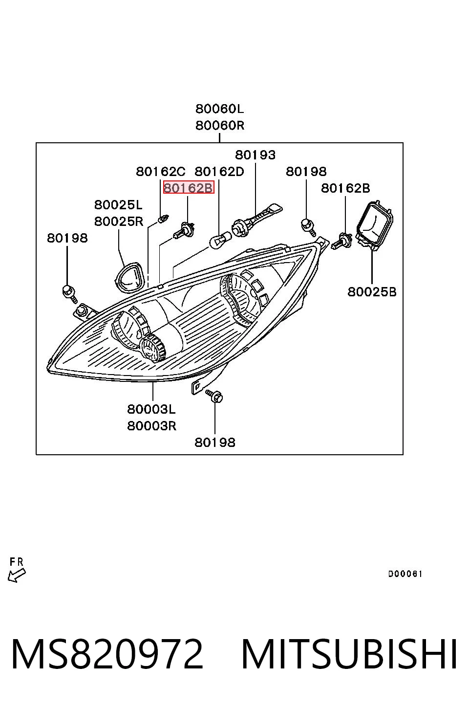 MS820972 MITSUBISHI