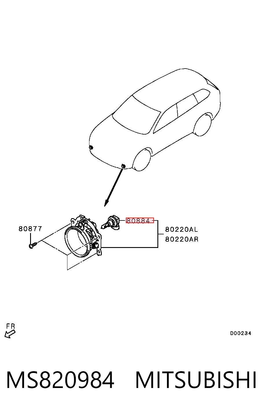 MS820984 Mitsubishi