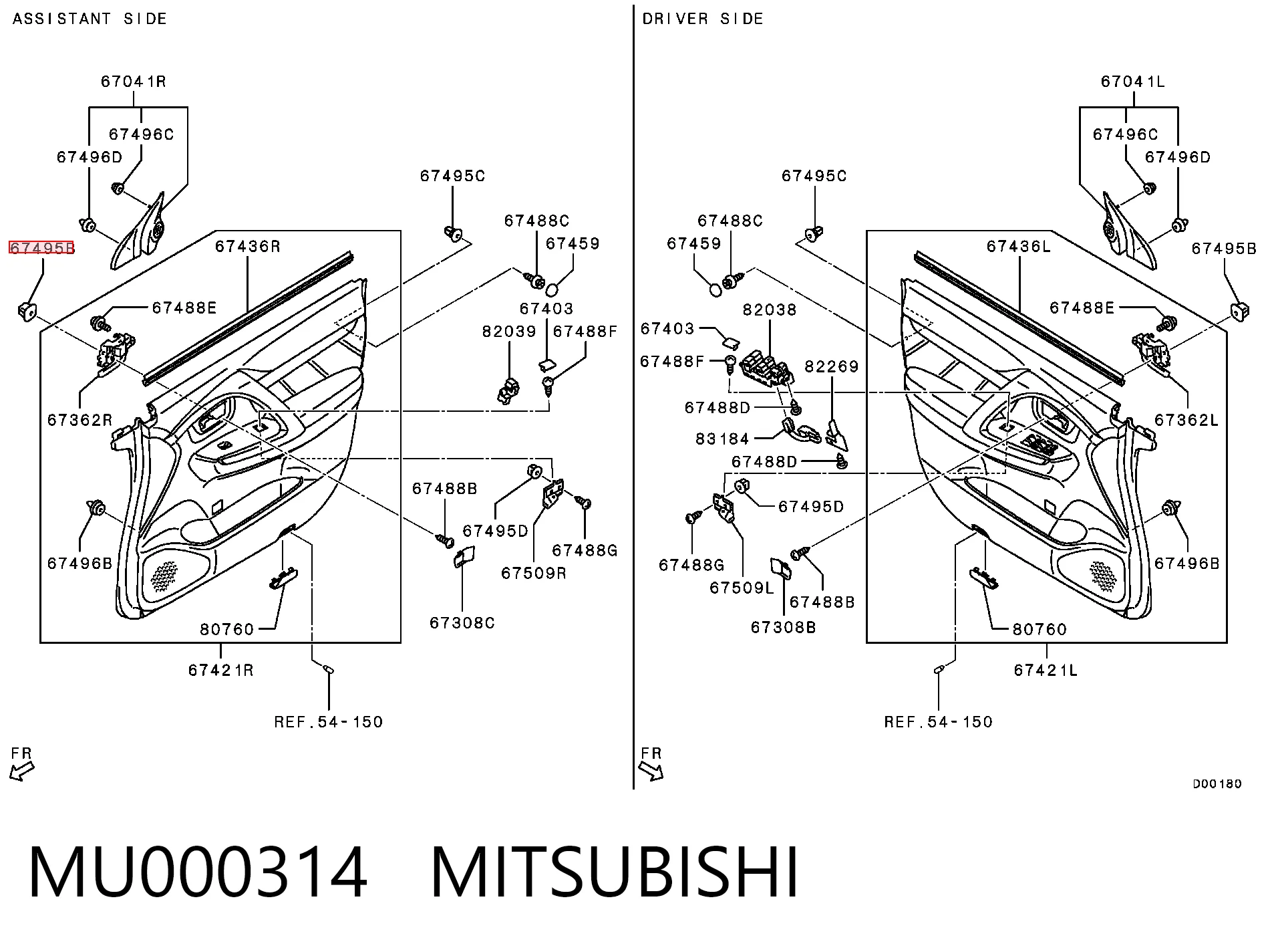MU000314 Mitsubishi