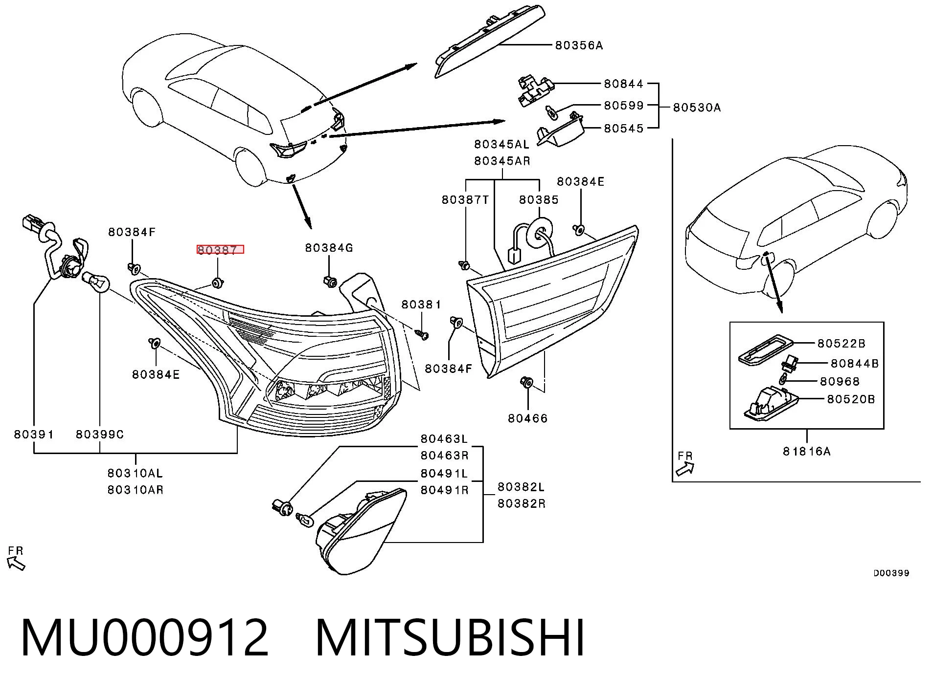 MU000912 Mitsubishi