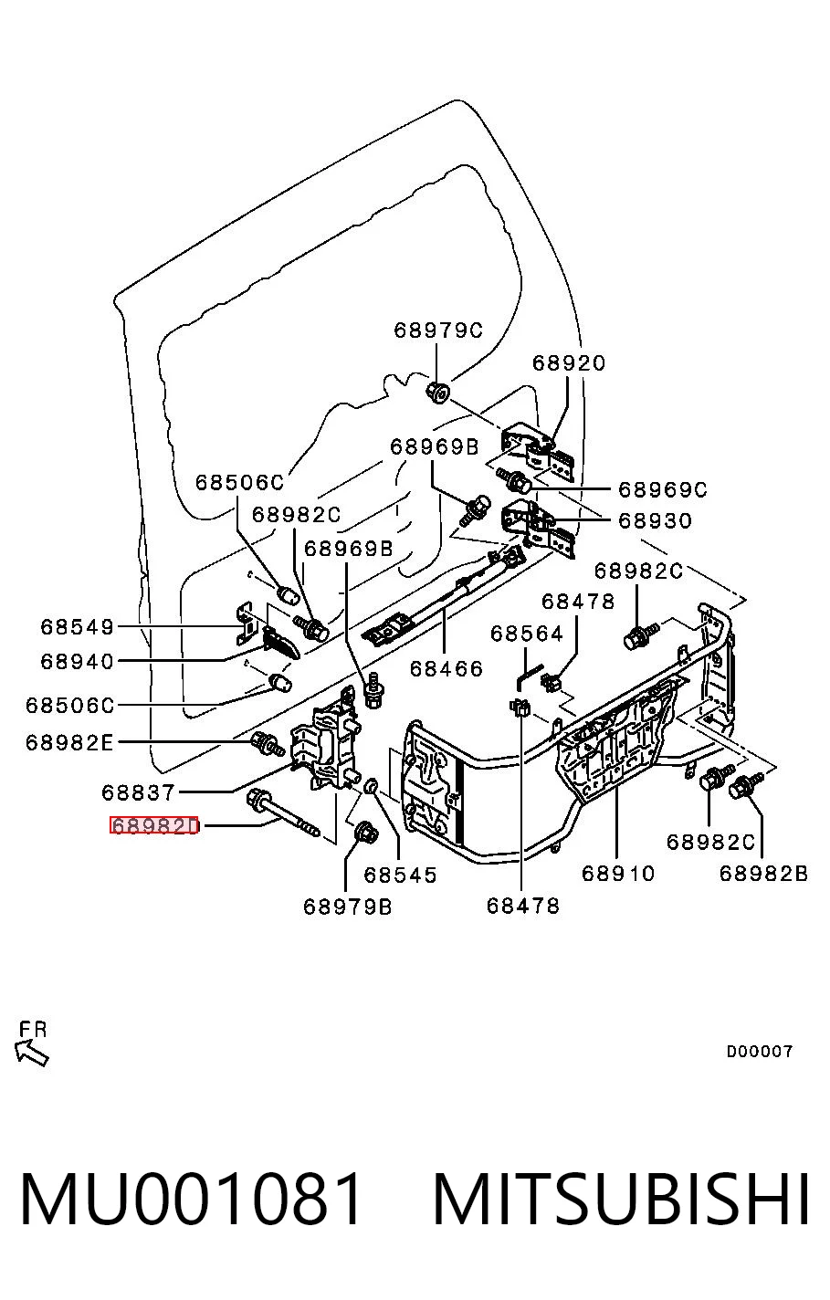 MU001081 Mitsubishi