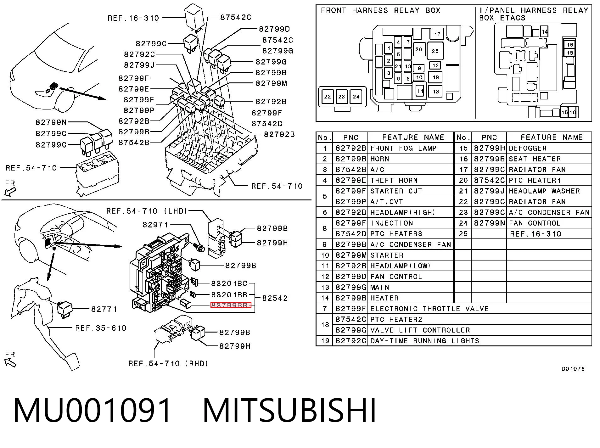 MU001091 Mitsubishi