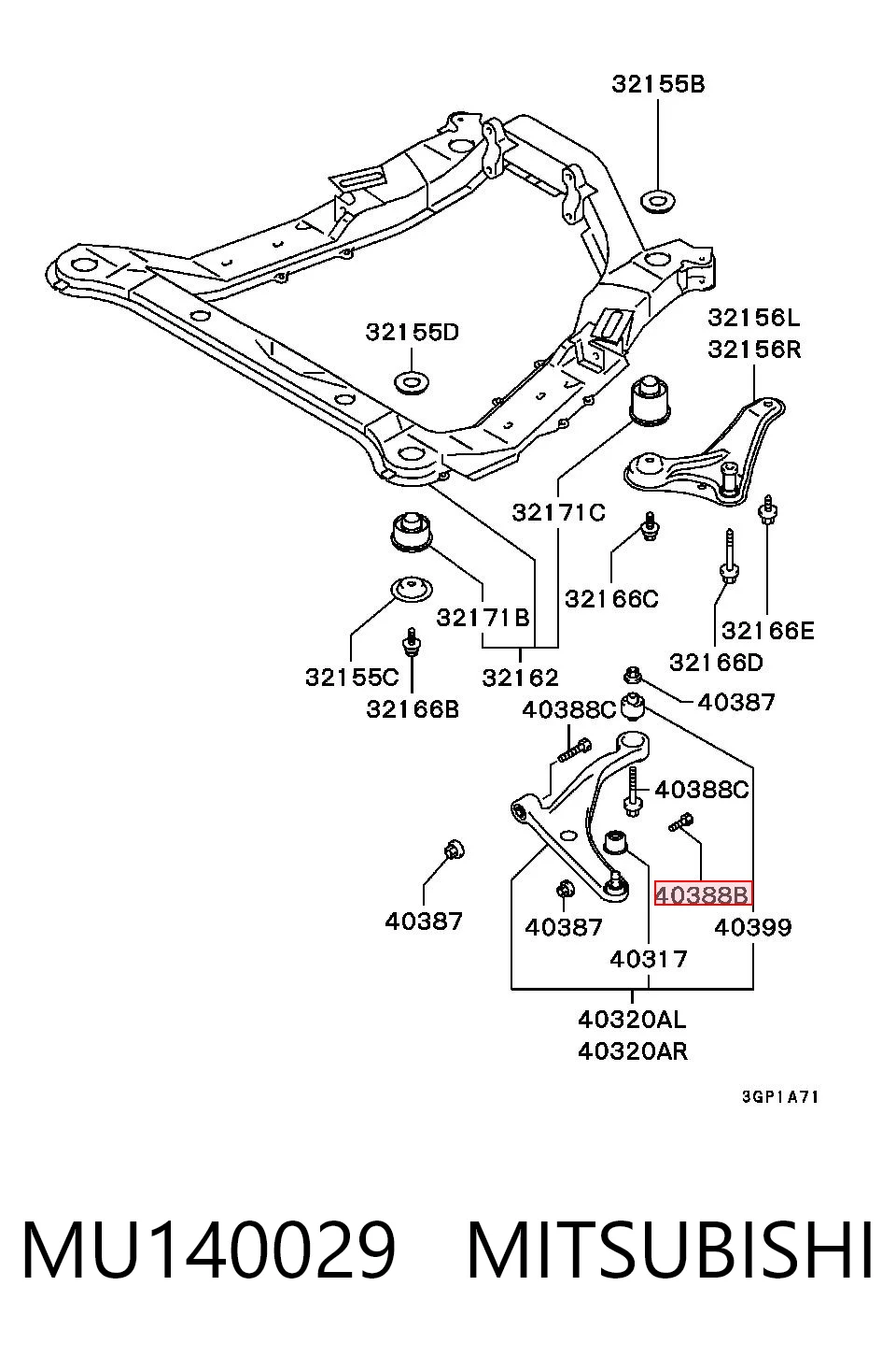 MU140029 Mitsubishi