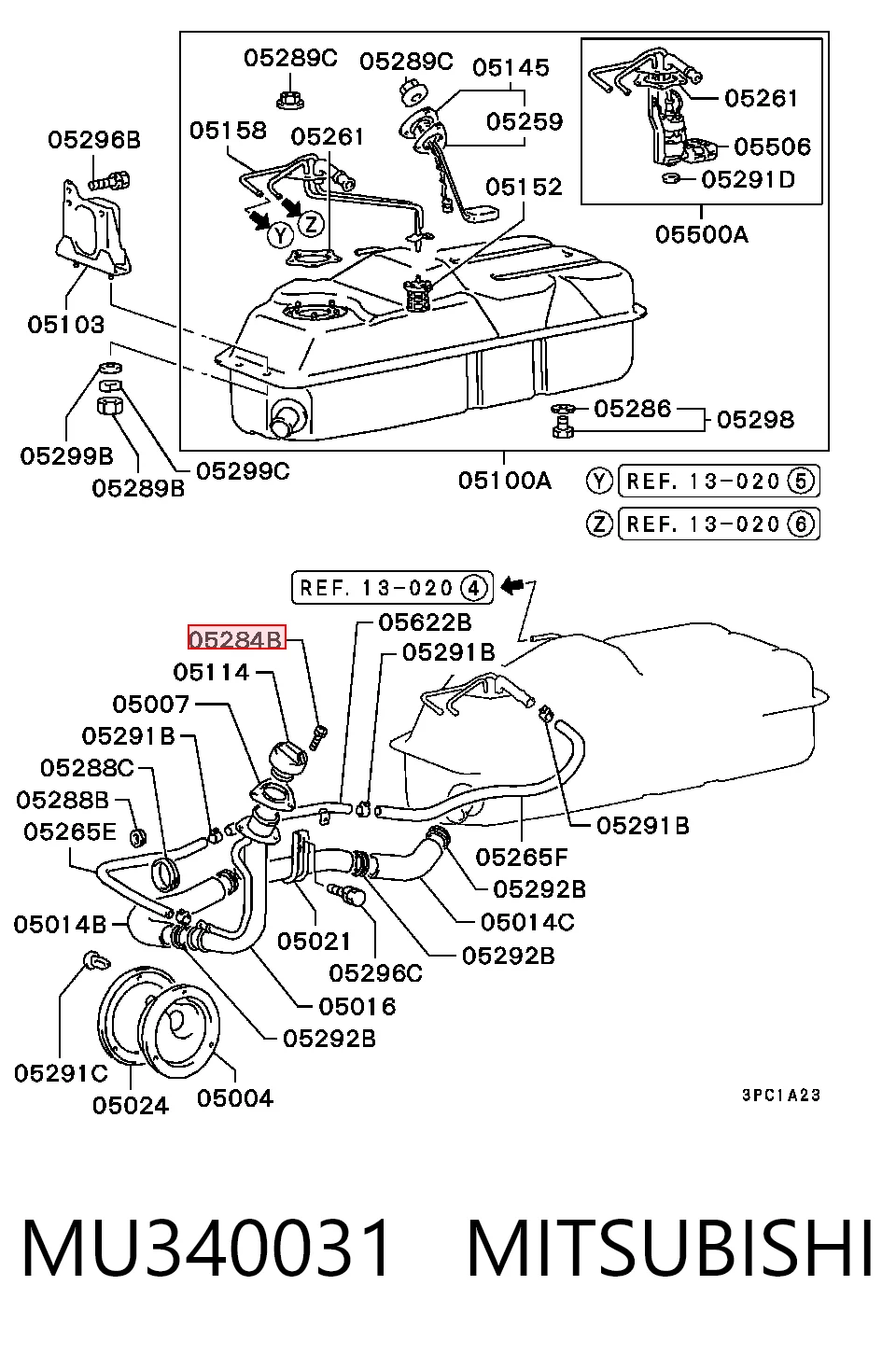 MU340031 Mitsubishi