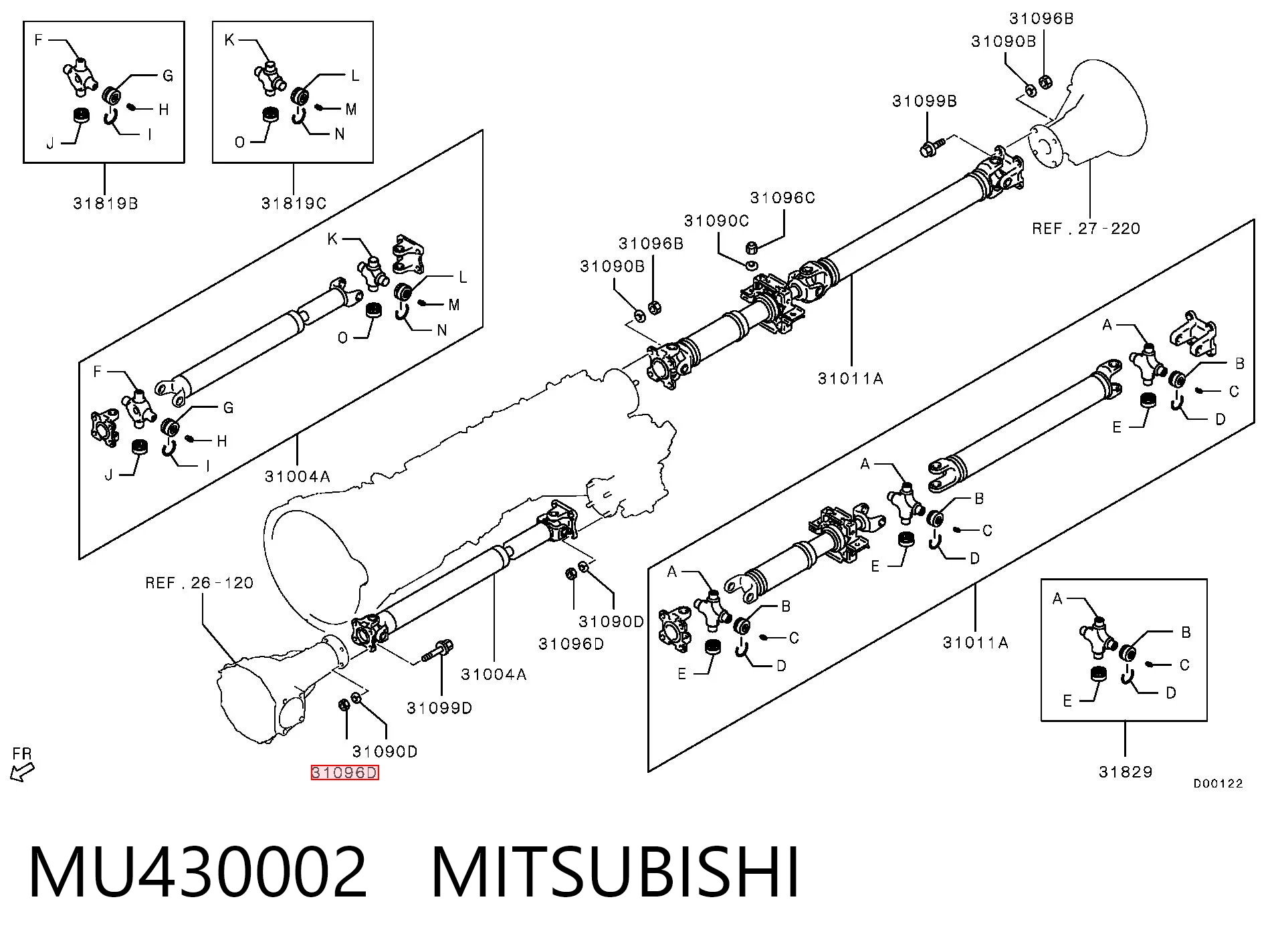 MU430002 Mitsubishi