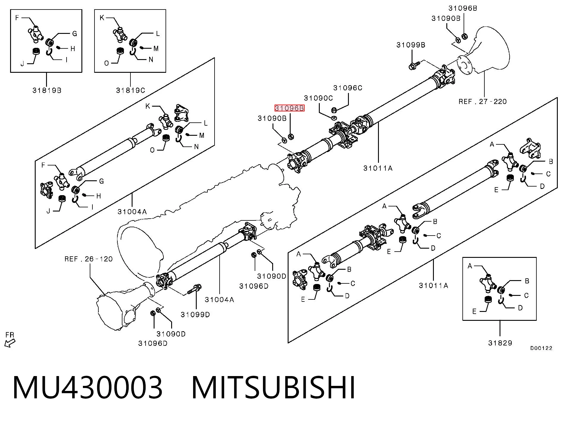 MU430003 Mitsubishi