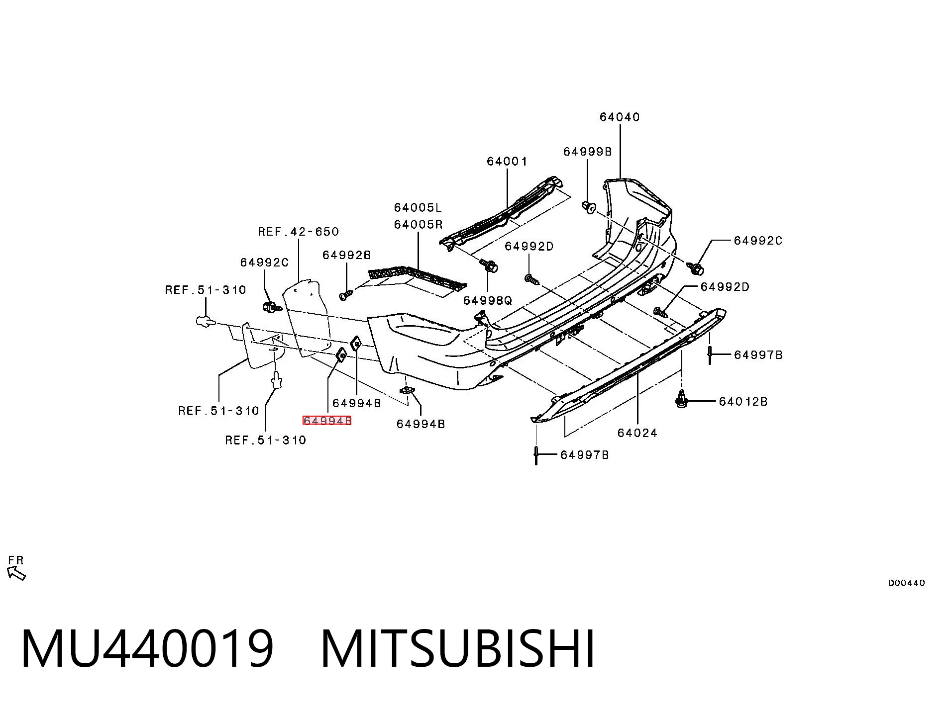 MU440019 Mitsubishi