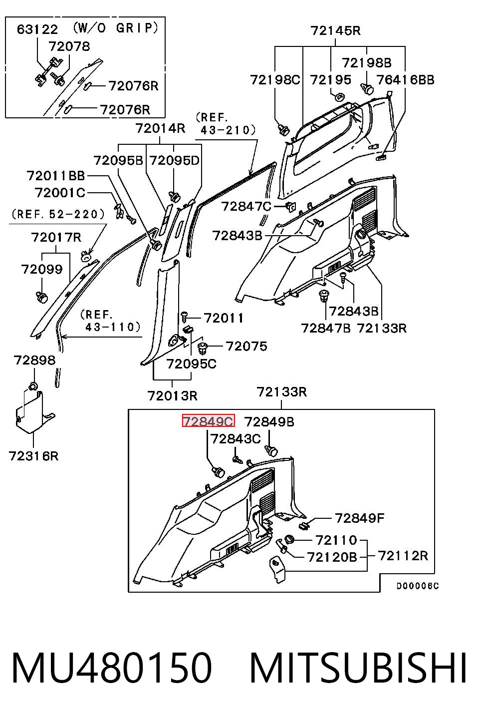 MU480150 Mitsubishi