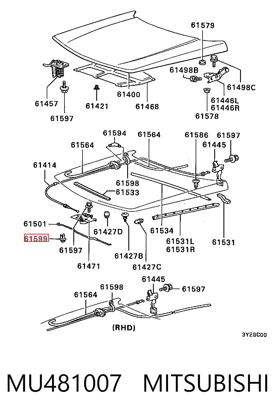 MU481007 Mitsubishi