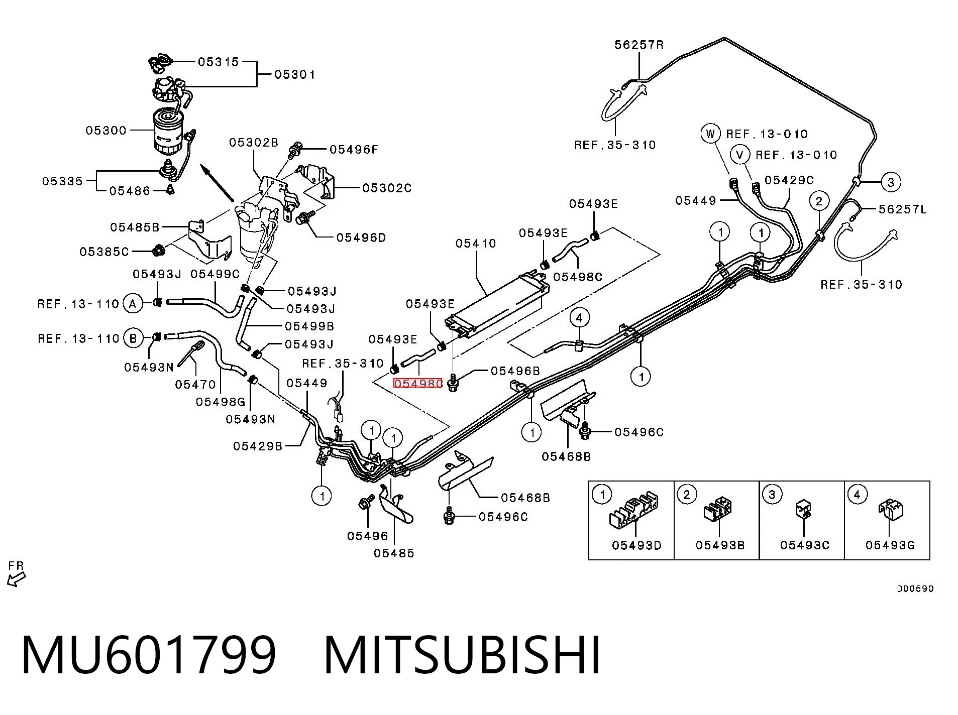 MU601799 Mitsubishi