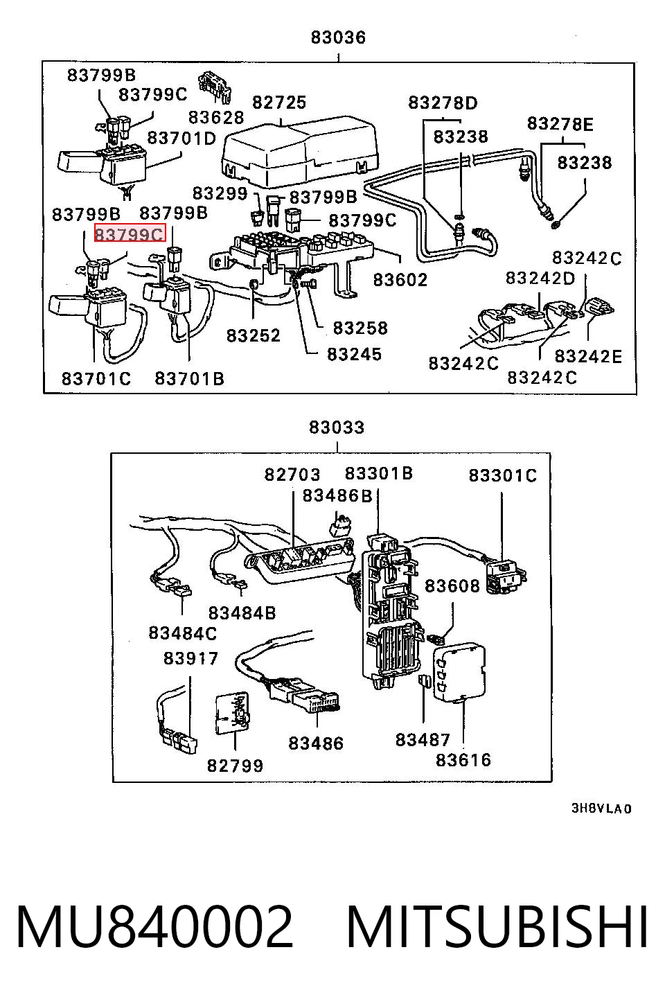 MU840002 Mitsubishi