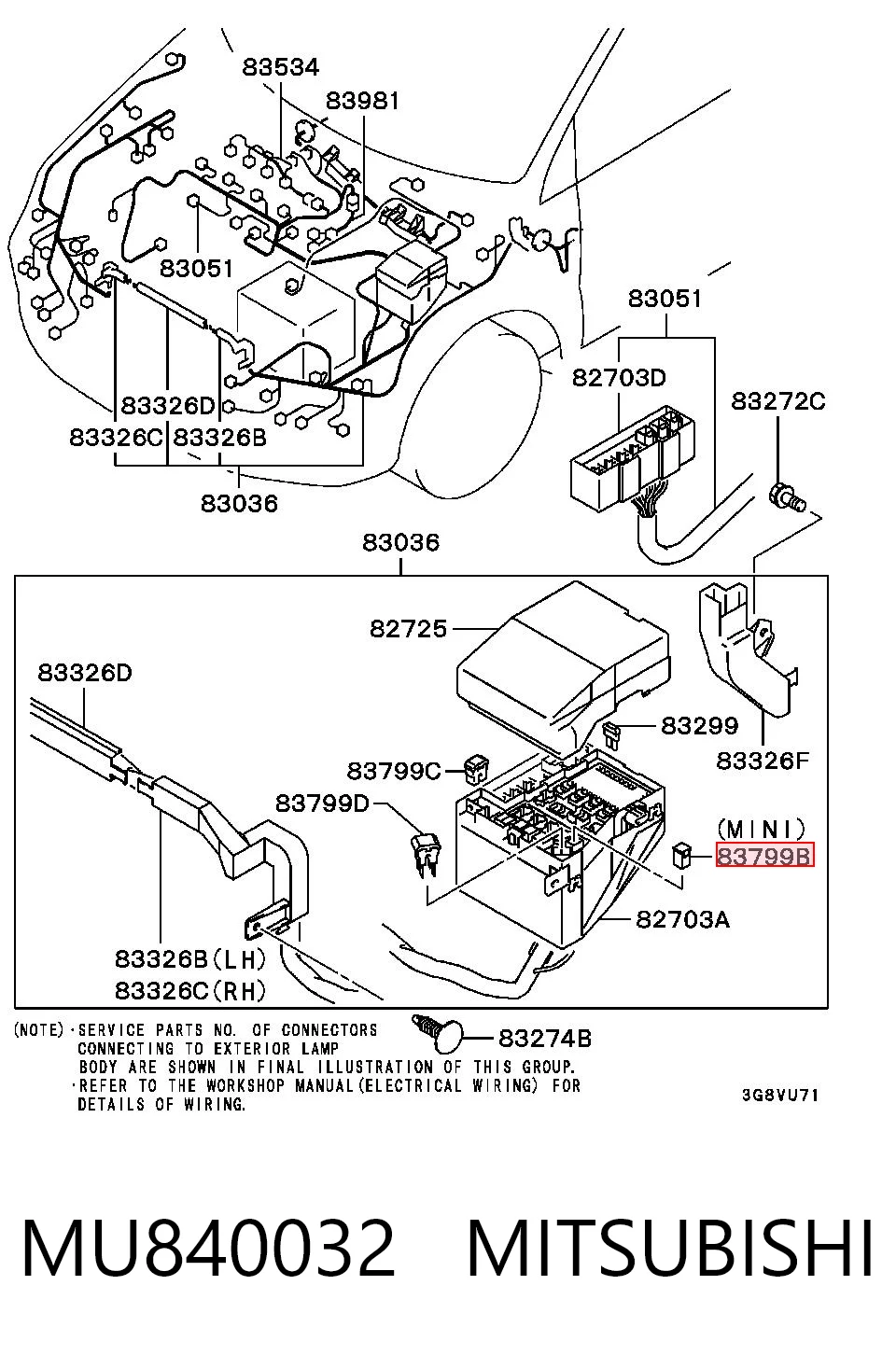 MU840032 Mitsubishi