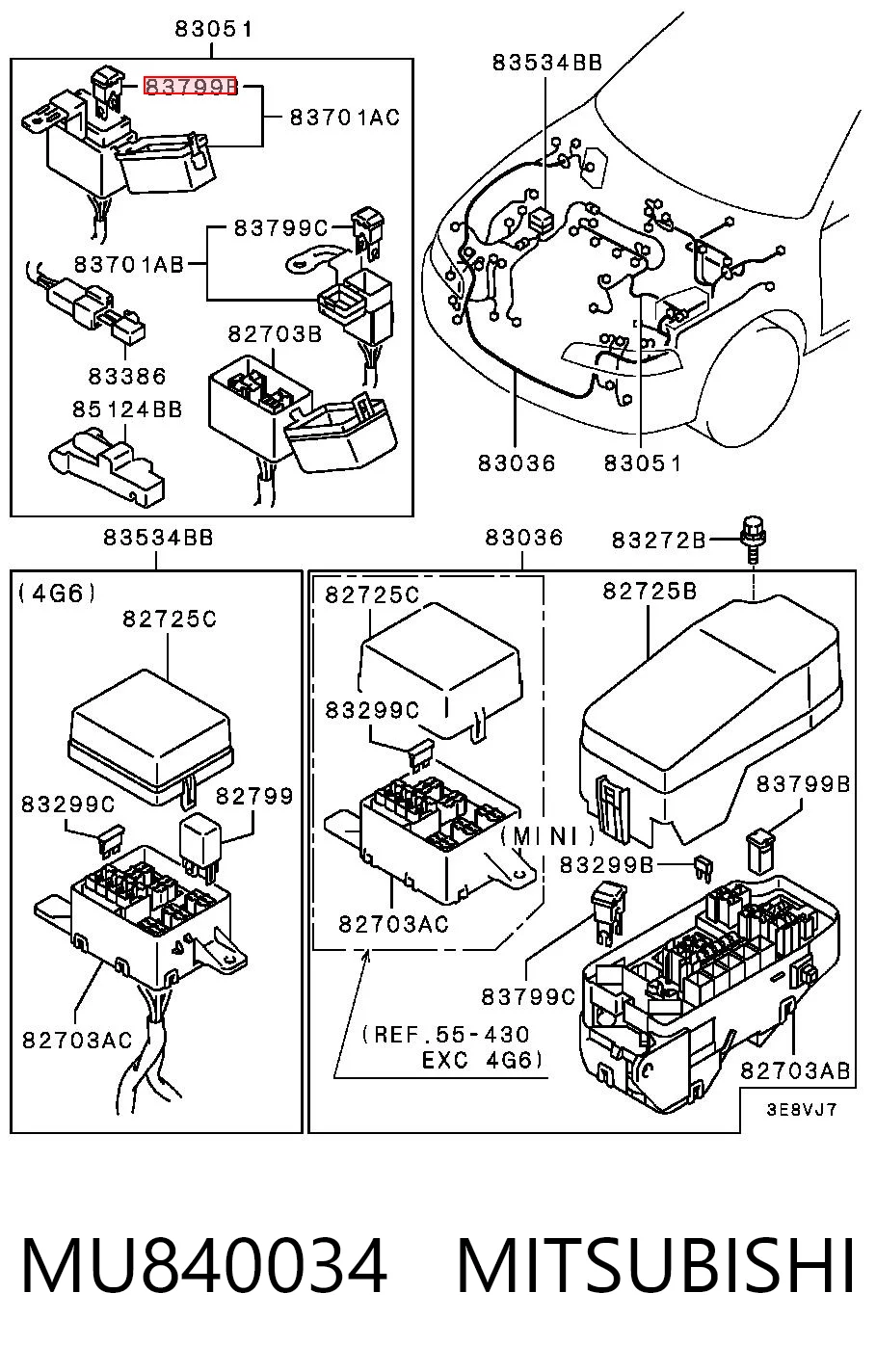 MU840034 Mitsubishi