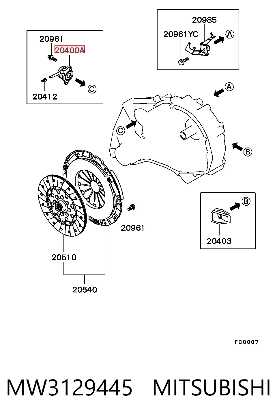 MW3129445 Mitsubishi
