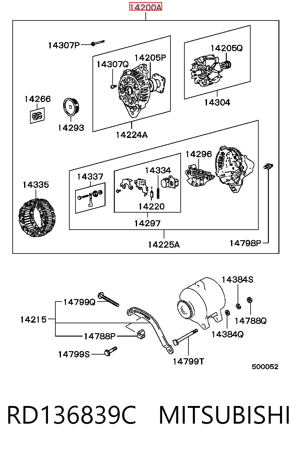 RD136839C Mitsubishi
