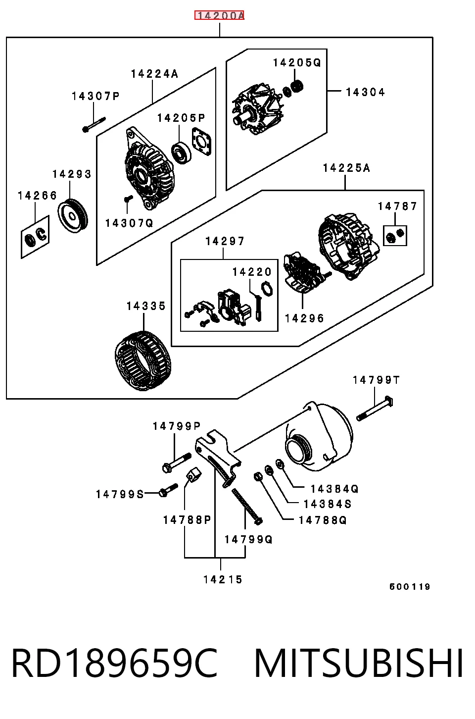RD189659C Mitsubishi