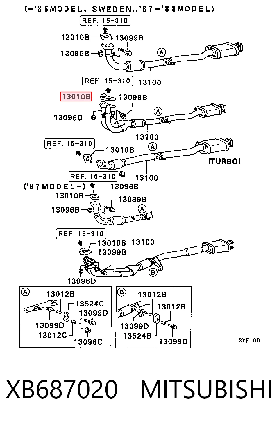 XB687020 Mitsubishi