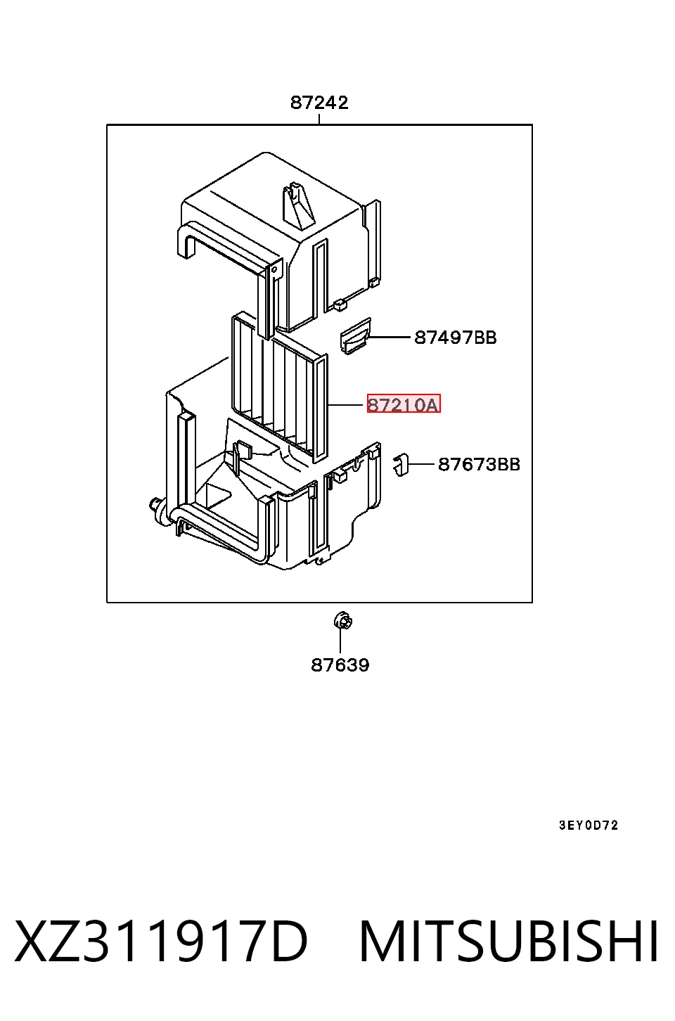 XZ311917D Mitsubishi