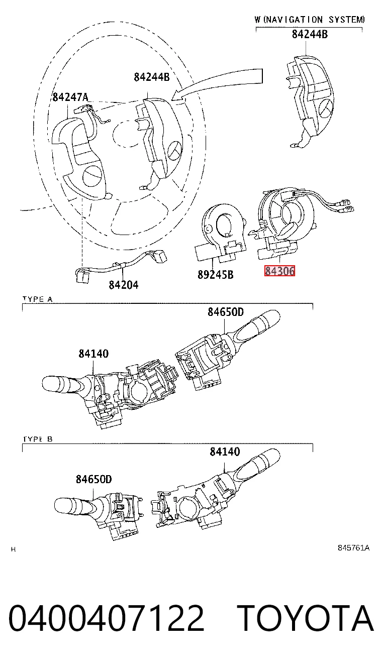 0400407122 Toyota