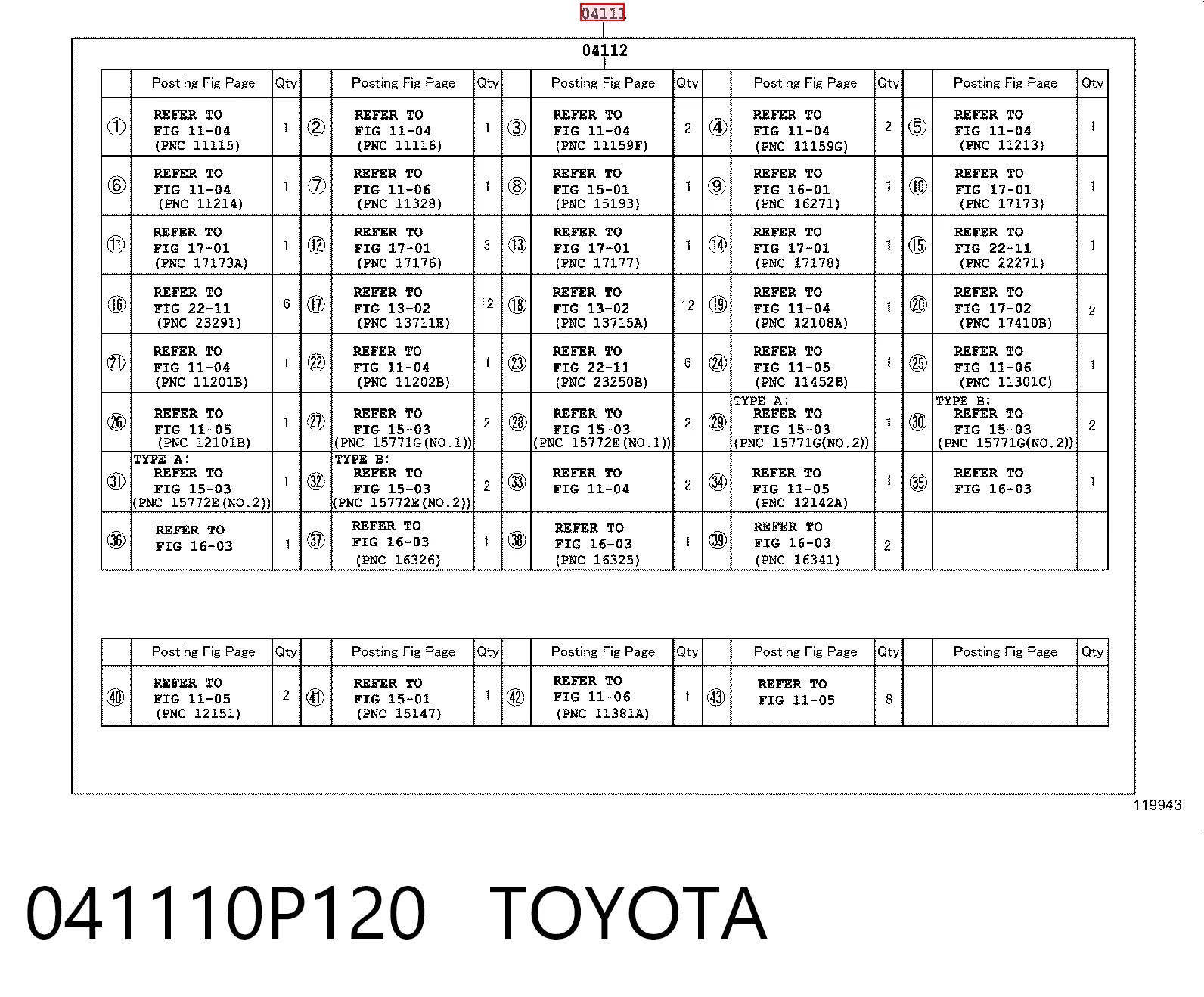  Juego de juntas para motor Toyota RAV4 3