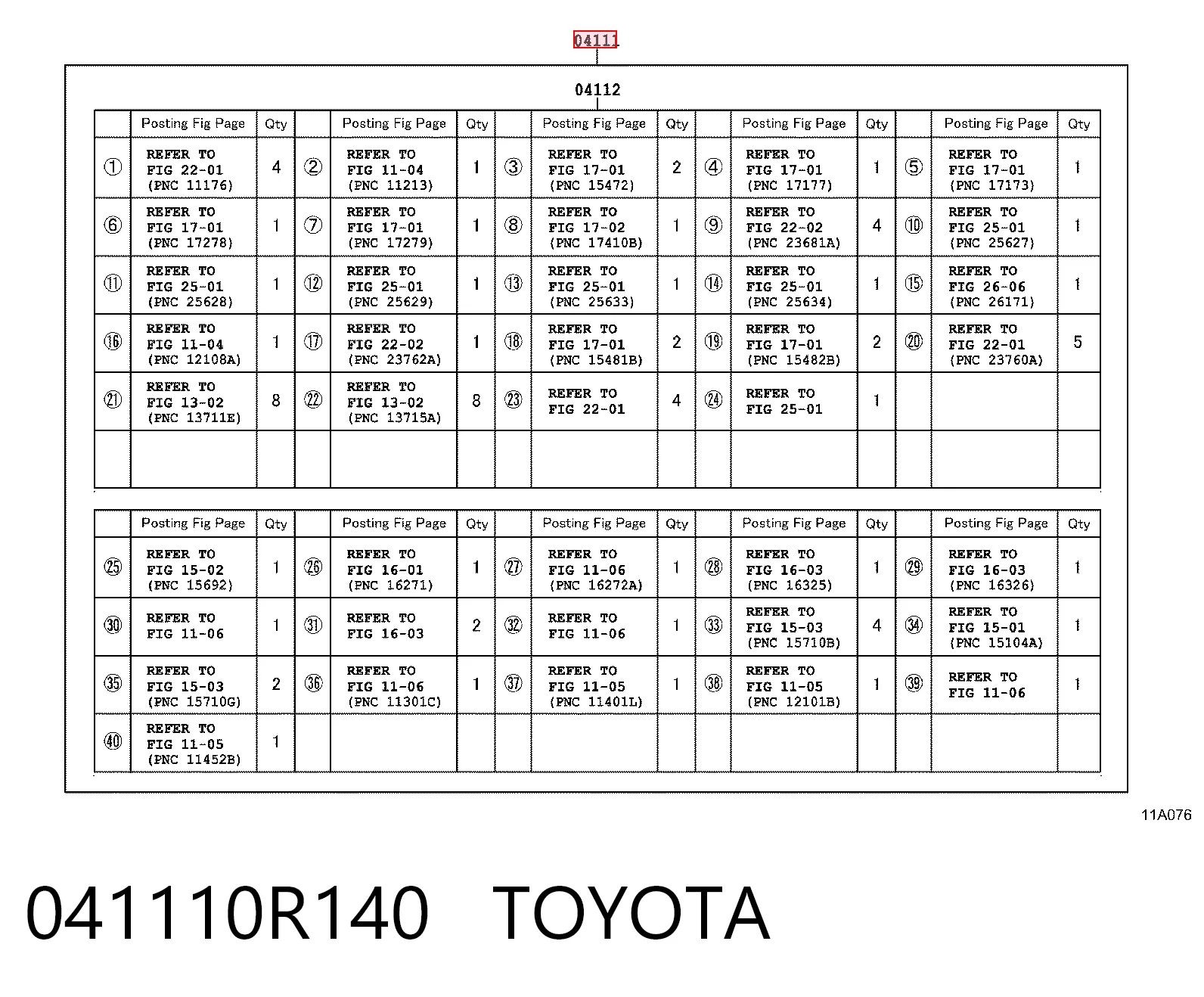  Juego de juntas para motor Toyota RAV4 4