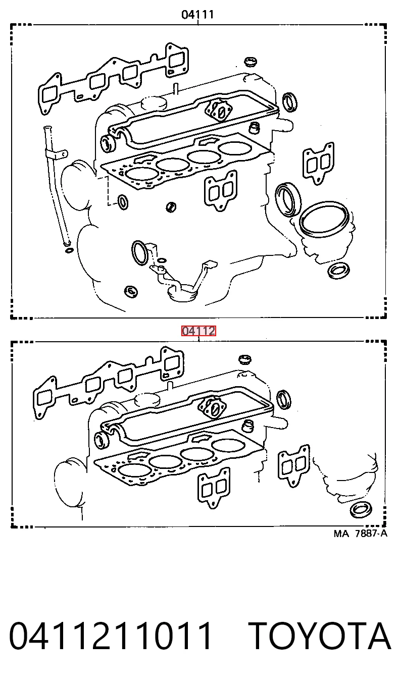 0411211011 Toyota