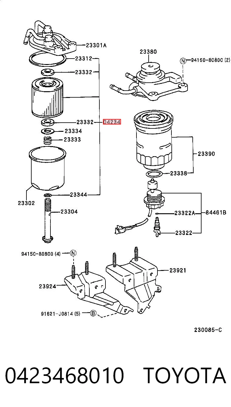 0423468010 Toyota