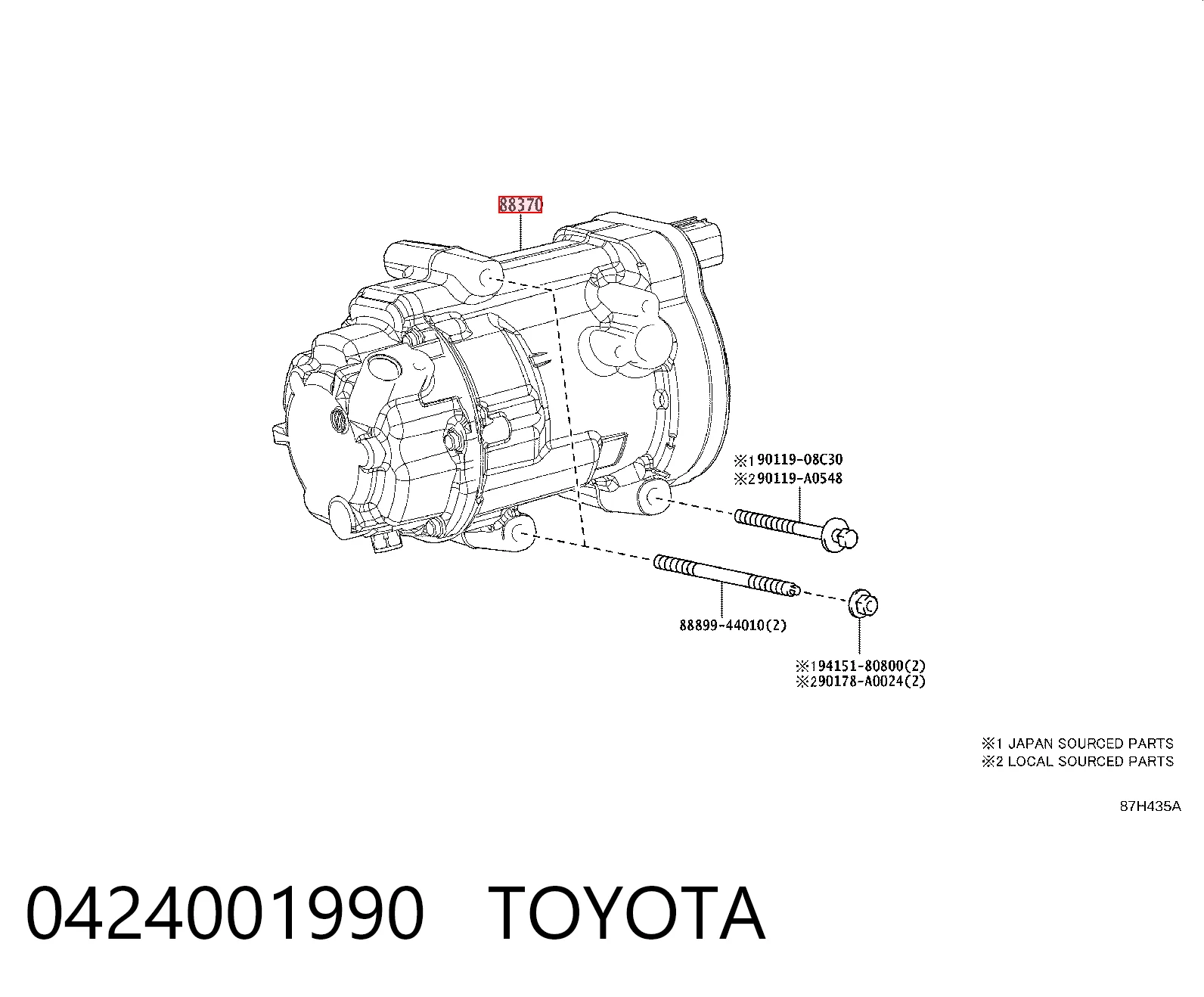 Compresor ac Toyota Rav4 SUV (A5, H5) (2018 - 2025) precio, desde 306,37 EUR