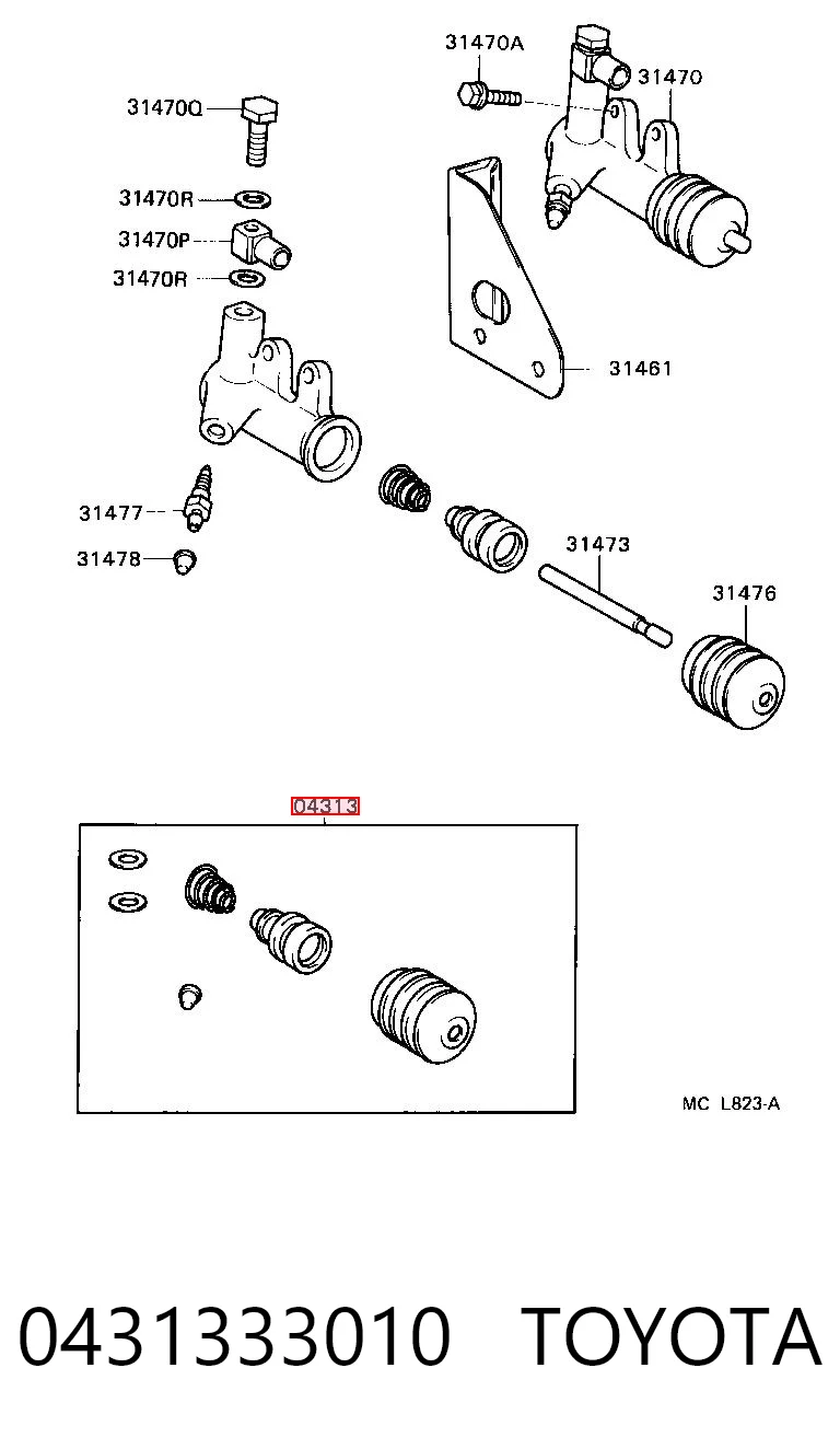 0431333010 Toyota