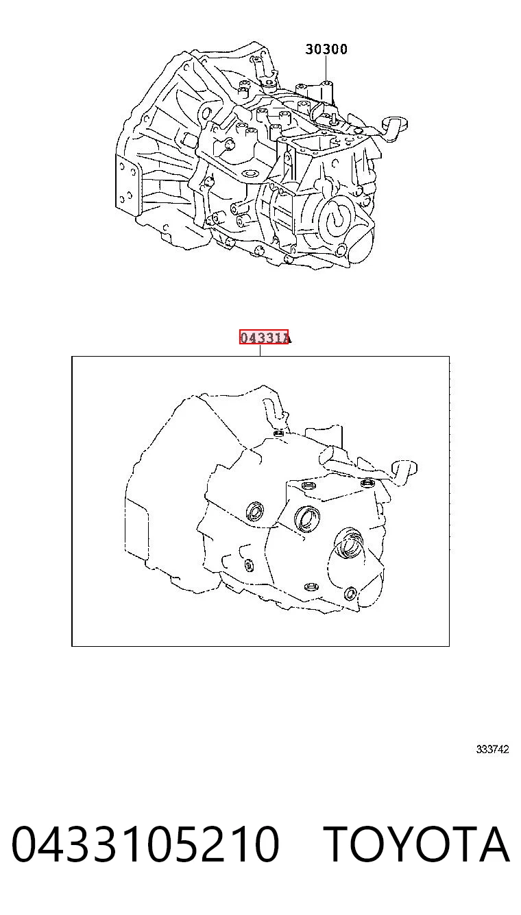 0433105210 Toyota