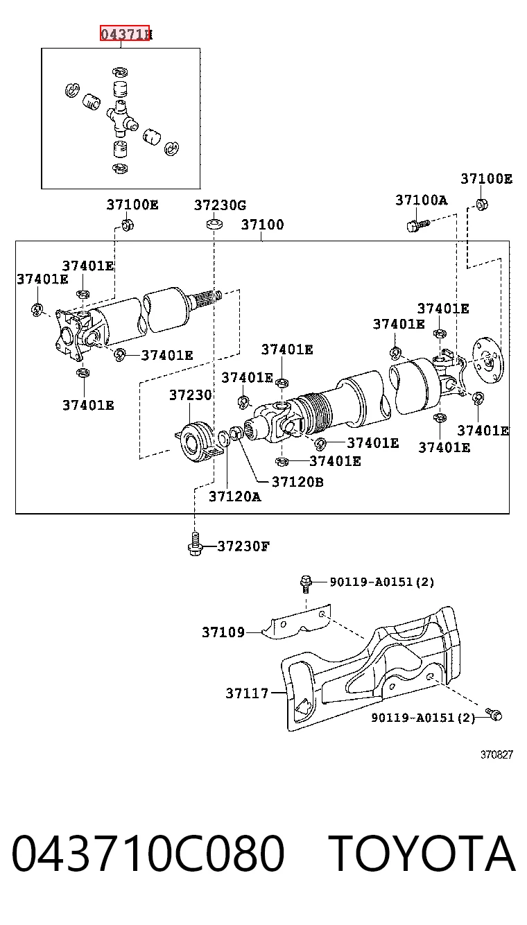 043710C080 Toyota