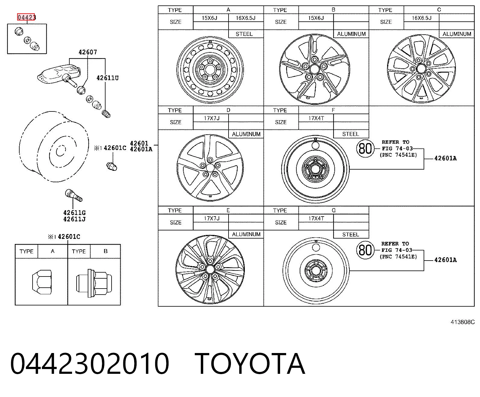 0442302010 Toyota