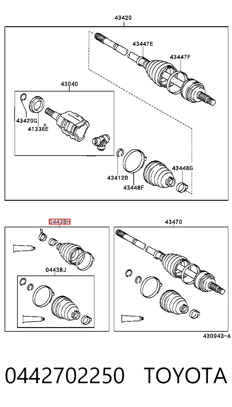 0442702250 Toyota