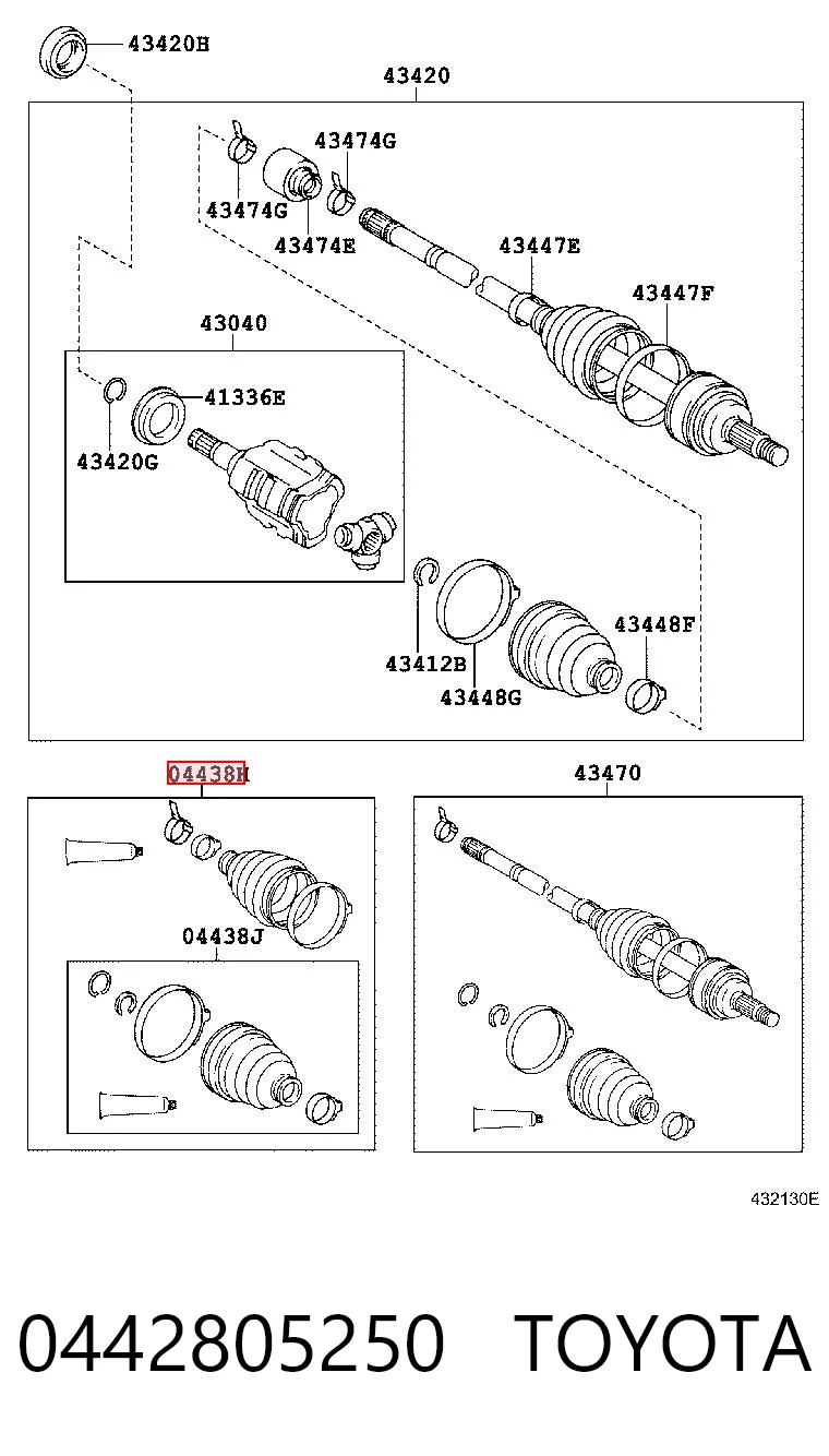 0442805250 Toyota