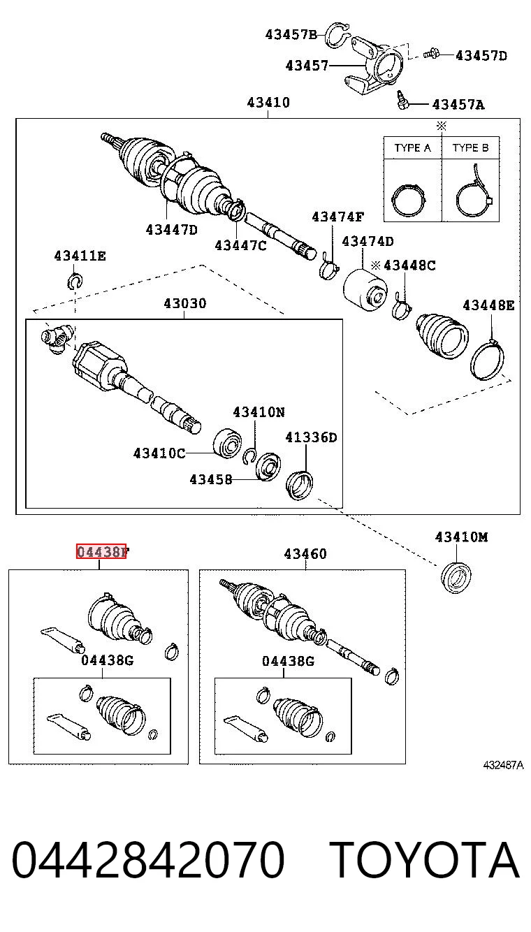 0442842070 Toyota