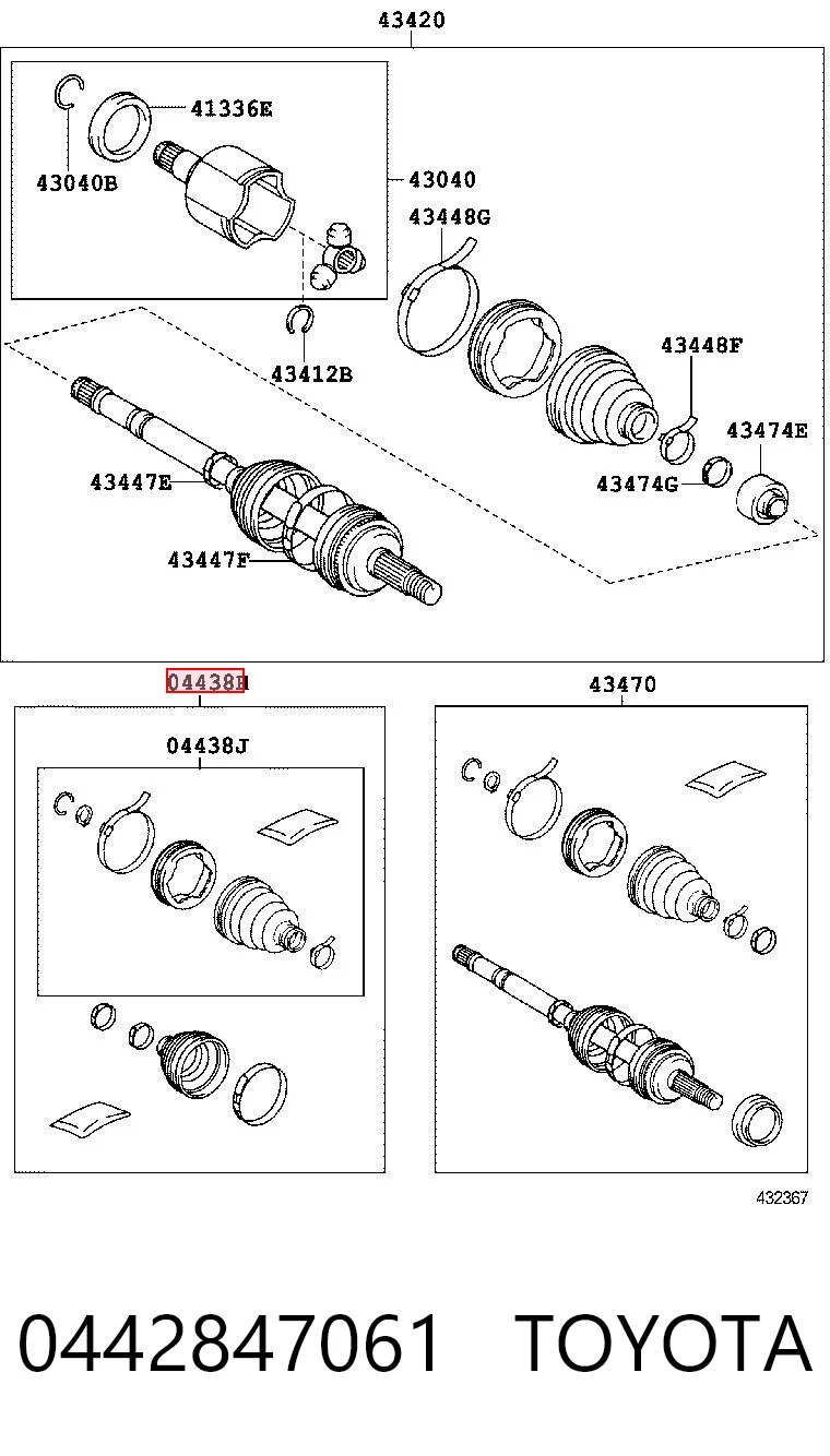 0442847061 Toyota