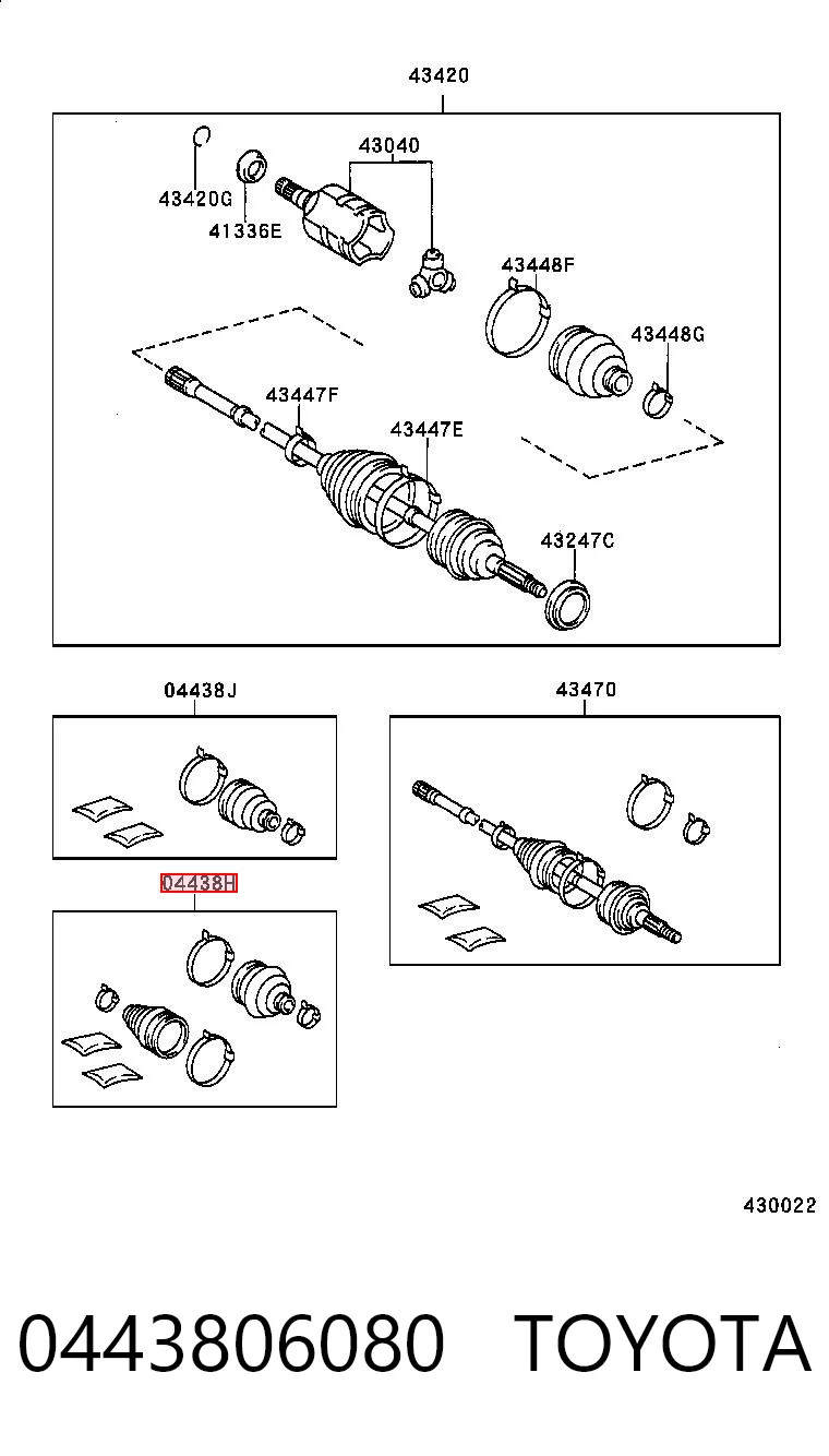0443806080 Toyota