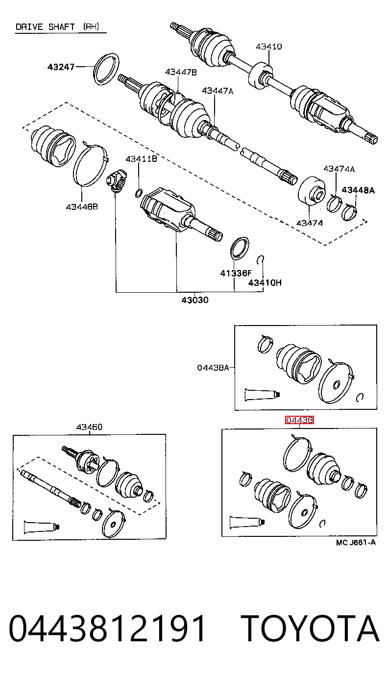 Comprar G62003 Japan Cars Fuelle de semieje delantero interior