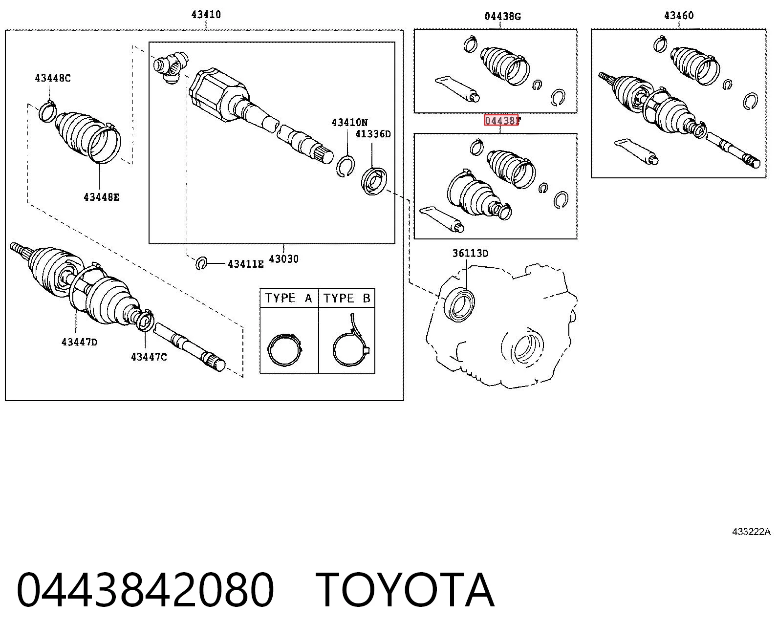 0443842080 Toyota