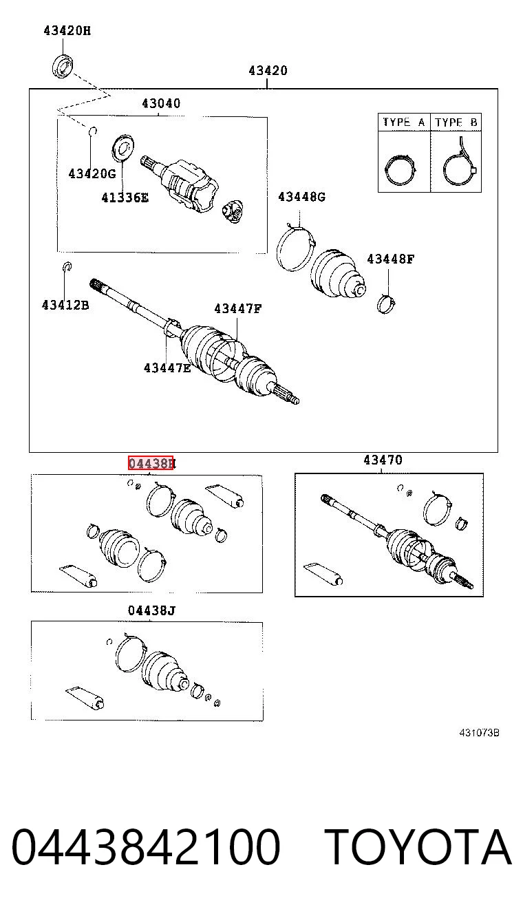 0443842100 Toyota