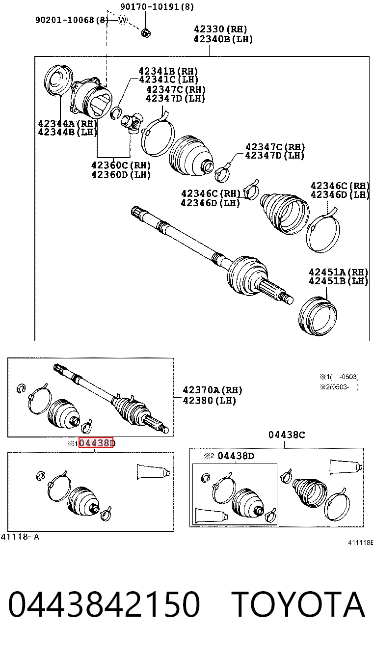 0443842150 Toyota