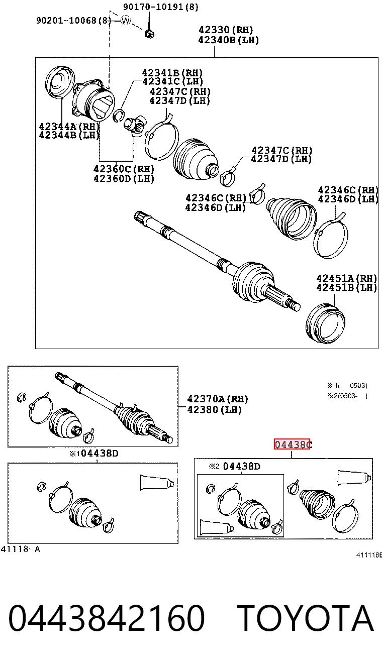 0443842160 Toyota