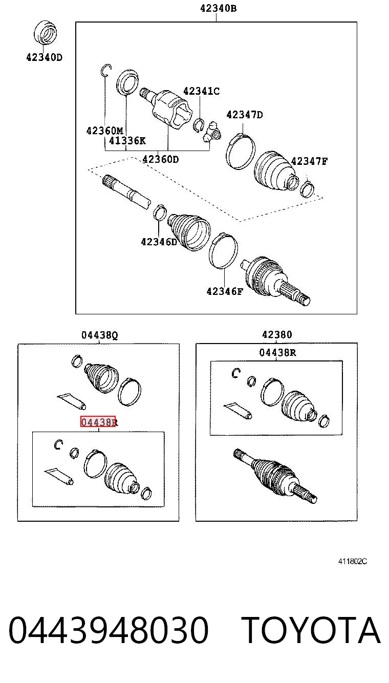 0443948030 Toyota