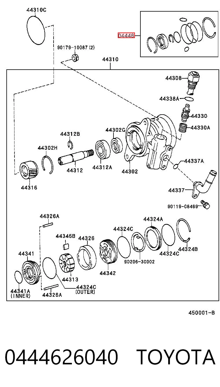 0444626040 Toyota