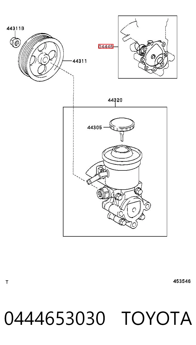 0444653030 Toyota